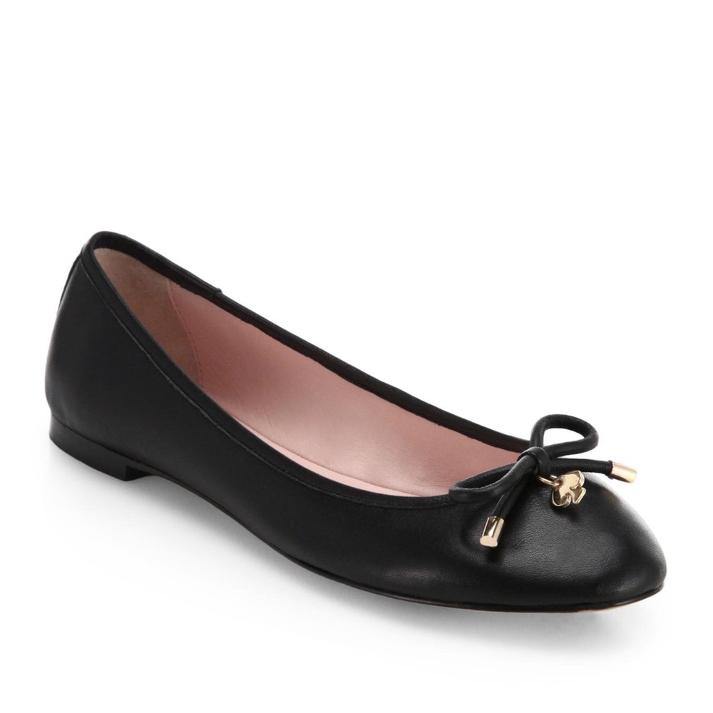 Kate Spade Black Willa Ballet Flats